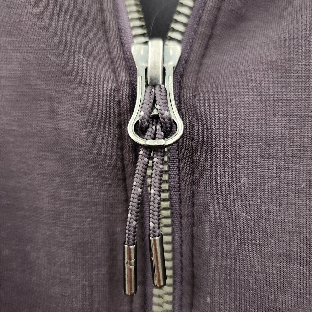 Women's Purple Quarter-Zip Sweatshirt - Picture 2 of 5
